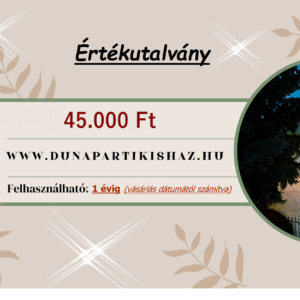 Értékutalvány – 45 000 Ft
